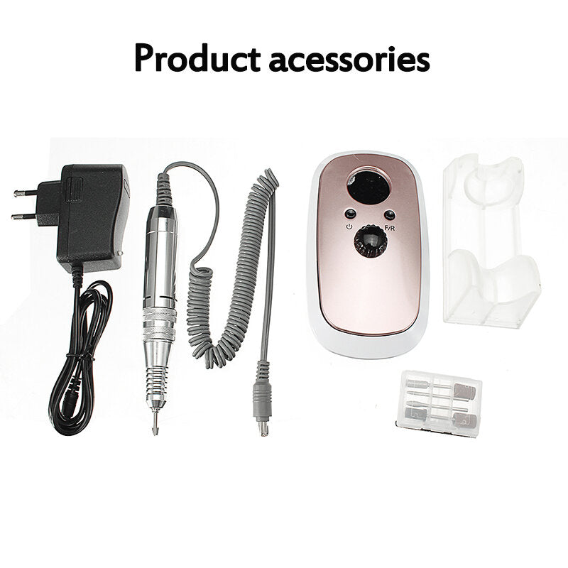 Nail Charge Sander 25000 RPM / 30000 RPM Portable Nail Polisher Nail Polish With High Capacity