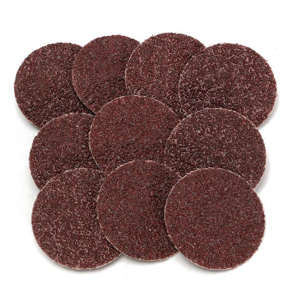 10pcs 2 Inch 50mm 36 Grit Roll Lock Sanding Discs