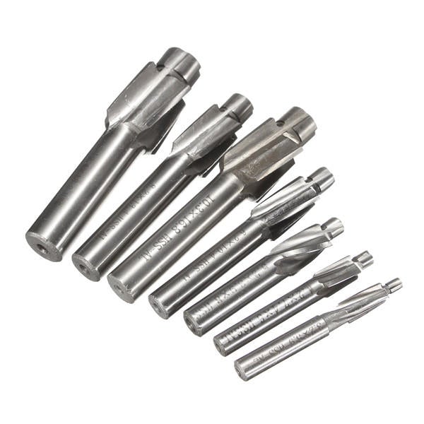 7pcs M3-M12 HSS Countersink Cutter Drill