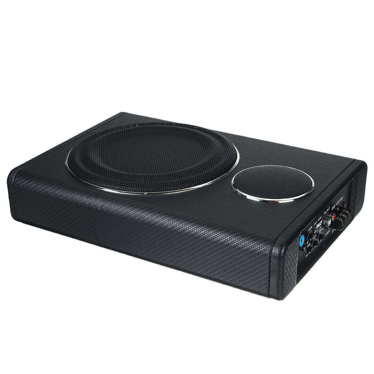 Car Subwoofer Speaker 12V Power Amplifier Bluetooth Audio Super Bass Music 8inch 800W Player Alloy Fuselage Double Horn