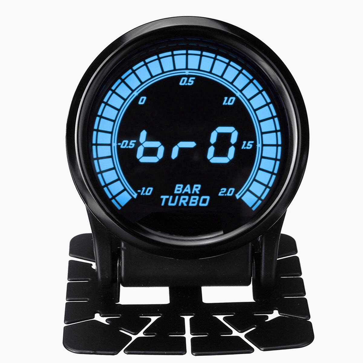 2'' 52mm Car Turbo Boost Pressure Gauge Meter Digital LED Display w/Sensor 2 BAR
