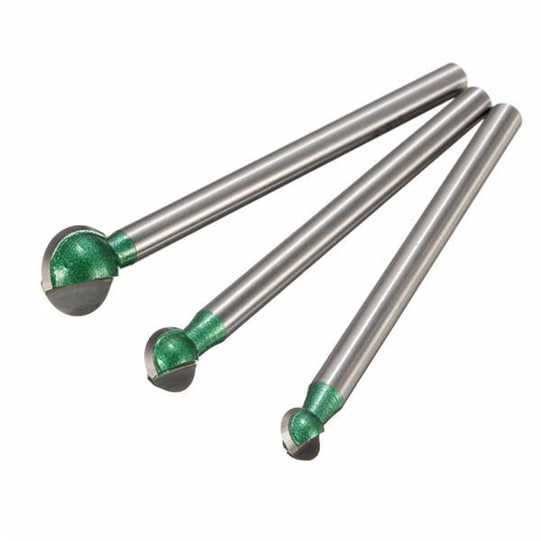 8/10/12/14mm Steel Pill Cutter 6mm Shank Woodworking Ball Shape Milling Carving Tool
