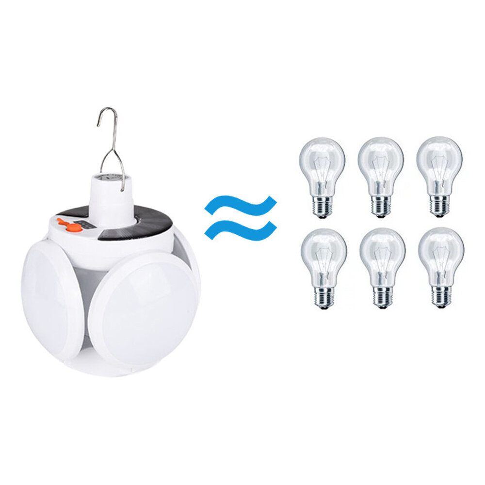 Outdoor Foldable LED Lantern Camping Light USB Rechargeable Flashlight Solar Camping Lantern