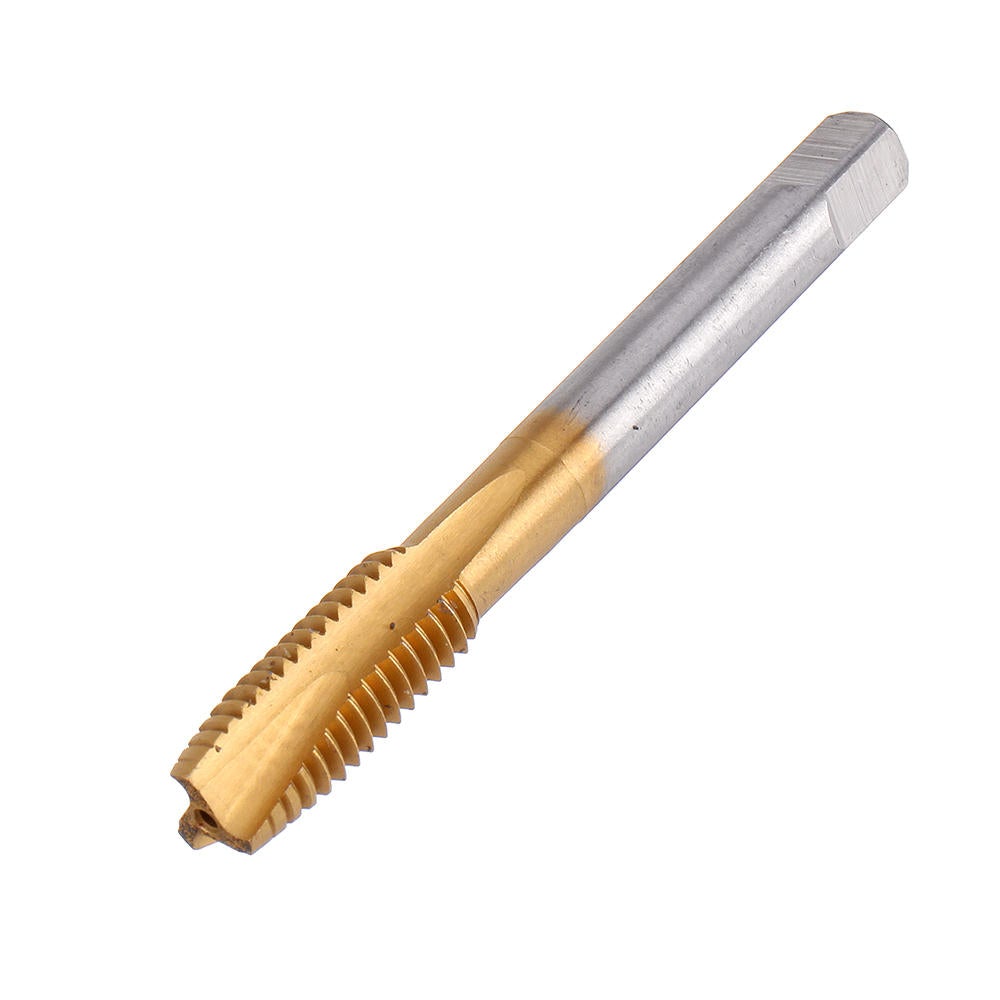 Machine Screw Plug Tap Drill Steel Titanium Coated Straight Flute Hand Tap