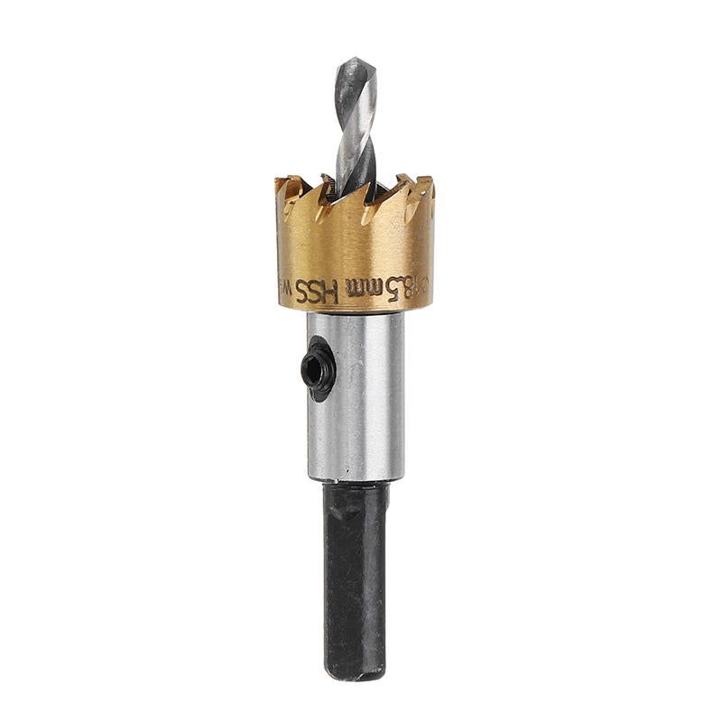 5pcs M35 Gold Coated Hole Sawtooth M35 Hole Saw Cutter Drill Bit Set 16/18.5/20/25mm