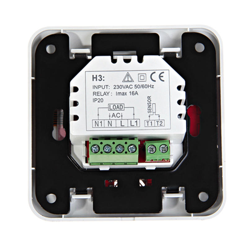 Digital Thermostat Weekly Programmable 16A 230V AC Wall Floor Thermostat With Sensor Cable Room Heat