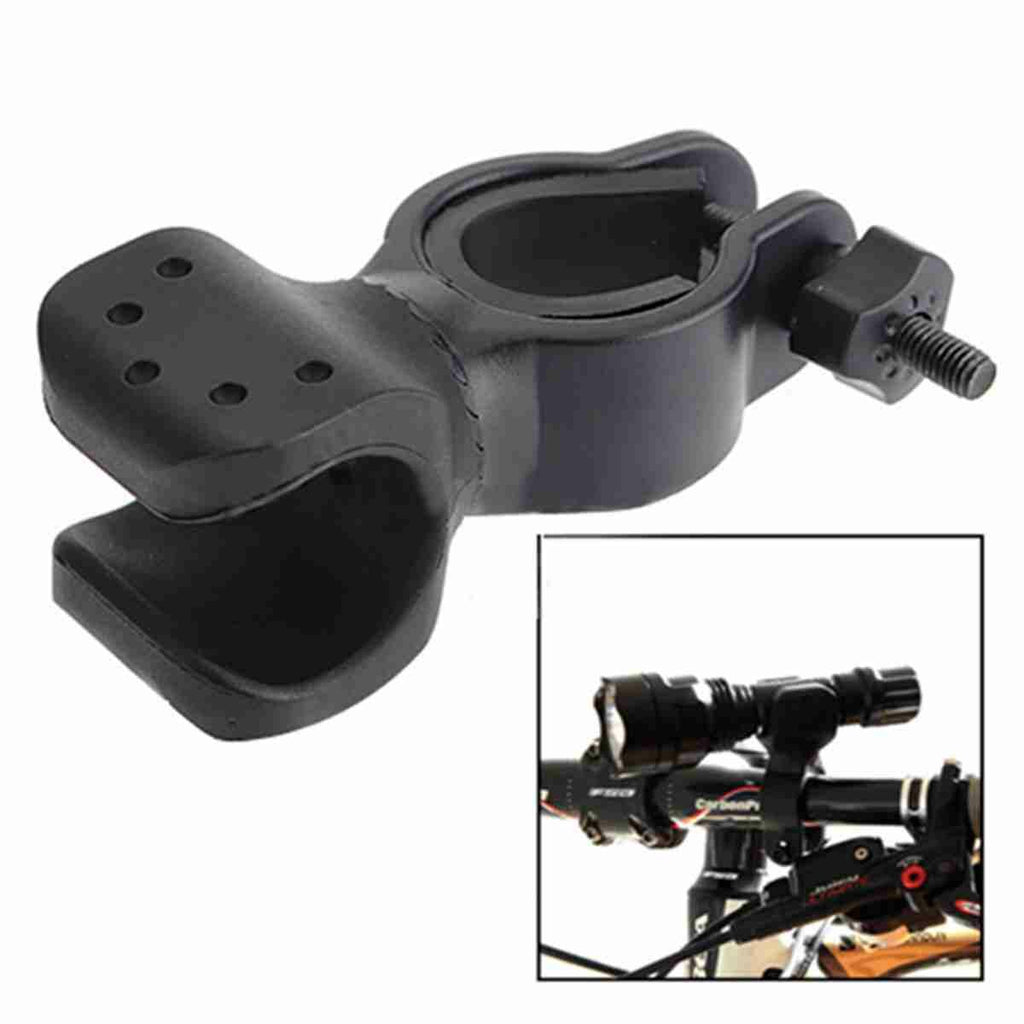 Flashlight Mount Holder Clip LED Bicycle Bike Torch 360
