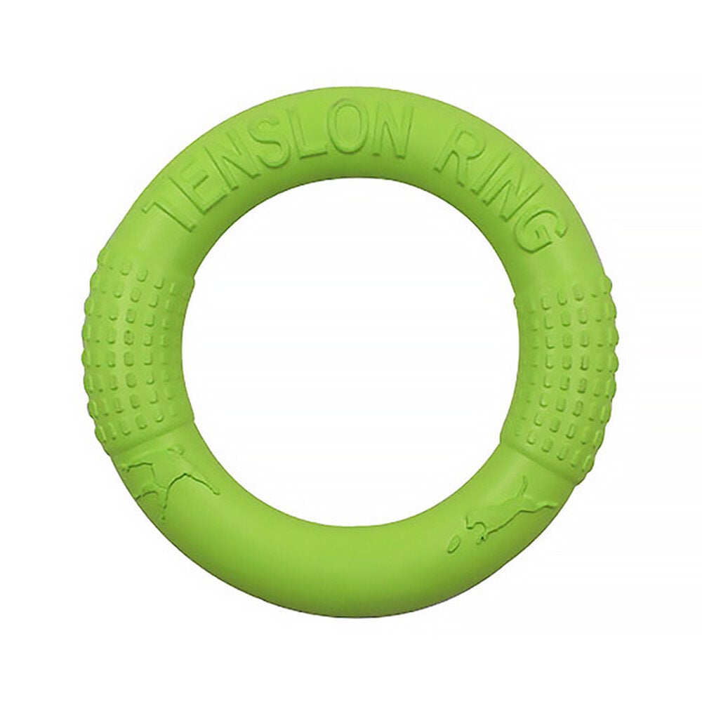 Pet Flying Discs Dog Training Ring Puller Resistant Bite Floating Toy for Puppy Outdoor Interactive Game Playing