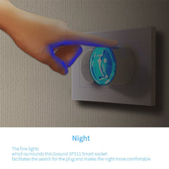 Smart WiFi Plug Mini Electrical Outlet10A Socket With Timing Function Energy Monitor Alexa Voice Control Device Remote Control Works With Google Home