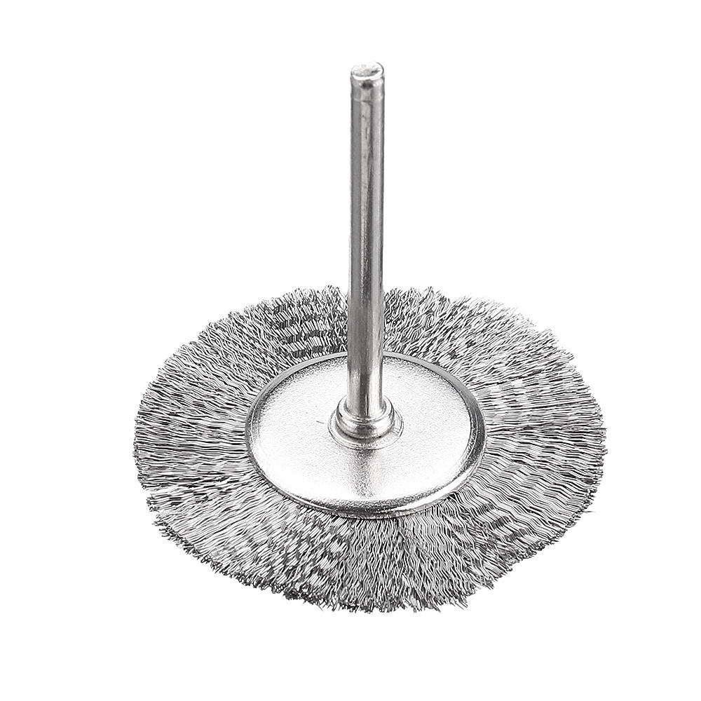 30pcs Stainless Steel Wire Brush Set Cleaner Polishing Brushes Cup Wheel For Dremel Rotary Tool