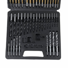 60Pcs Drill Bit Titanium Coated Metal HSS Twist Steel Brick Set Tools