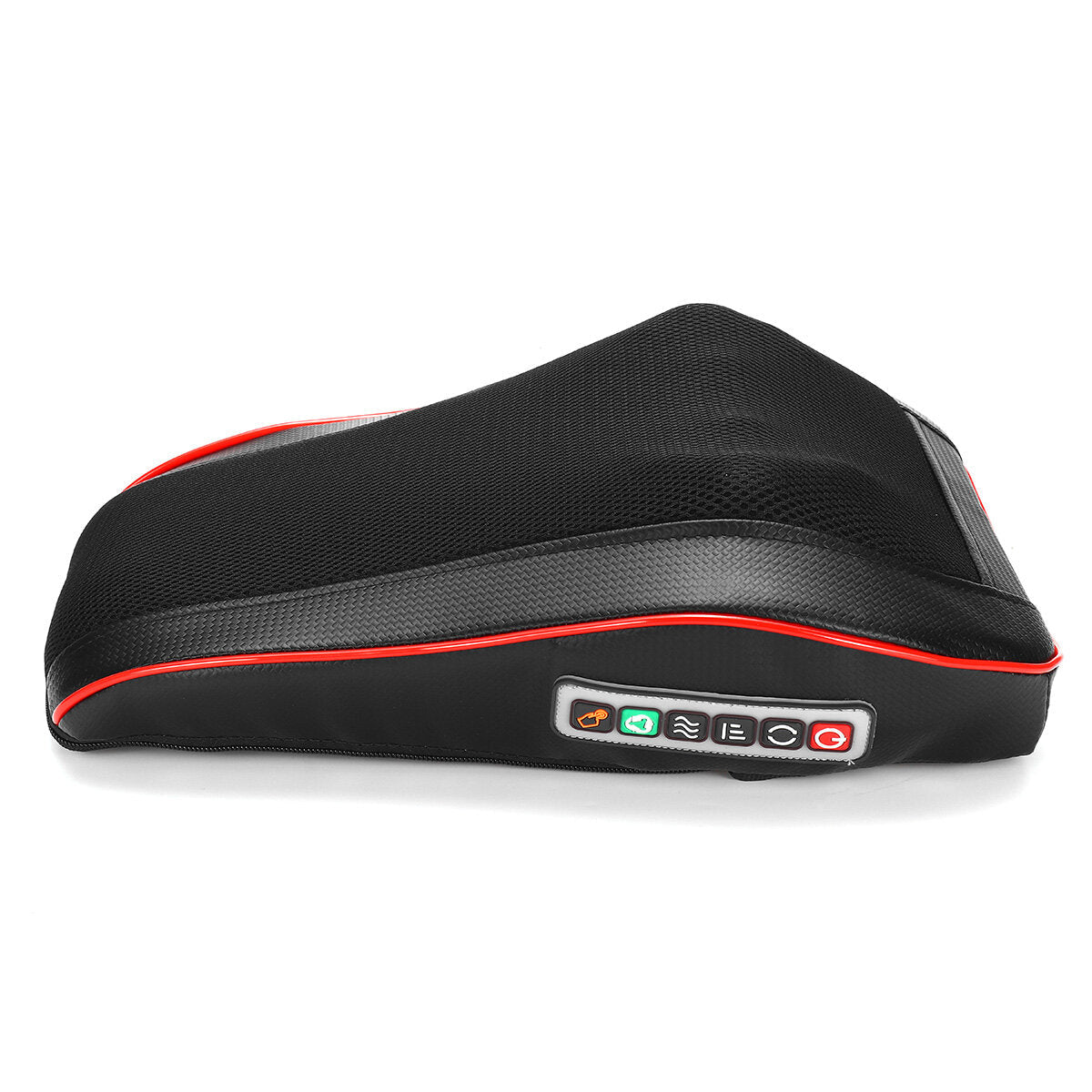 8D Surrounding Kneading Massager Pillow Back Neck Massage Lumbar Heat Cushion 3 Gears Adjustment