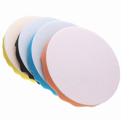 4pcs 7 Inch/180mm Waffle Polishing Buffing Pad Waxing Sponge Polishing for Rotary Tool