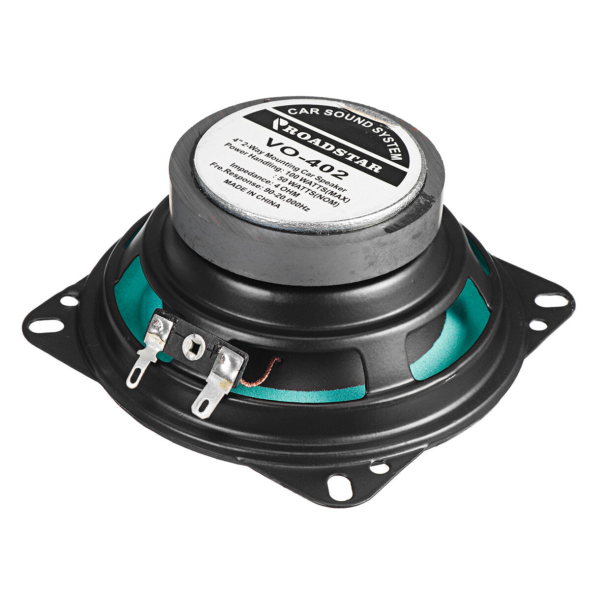 4-inch Car Way Hi-Fi Concentration Loudspeaker Auto Audio Loudspeaker 100W 4-ohm Vehicle Auto Stereo Audio Music Loudspeaker