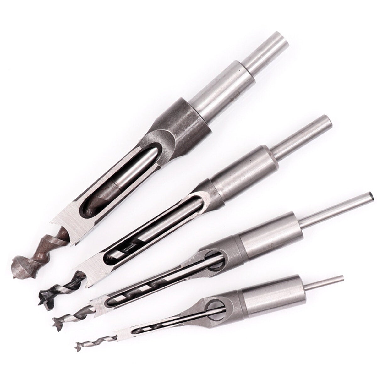 Square Hole Drill Bits Mortice Auger Mortising Chisel Carpenter Tool