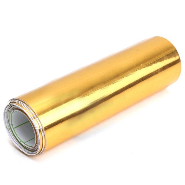 Gold Vinyl Wrap Film Car Sticker Decal Air Bubble Free 10cmx150cm