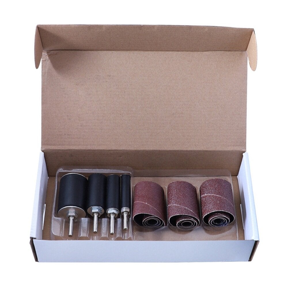 16Pcs Sandpaper Bands Wheel Sanding Wheel for Metal Polishing wood working Abrasive Tool