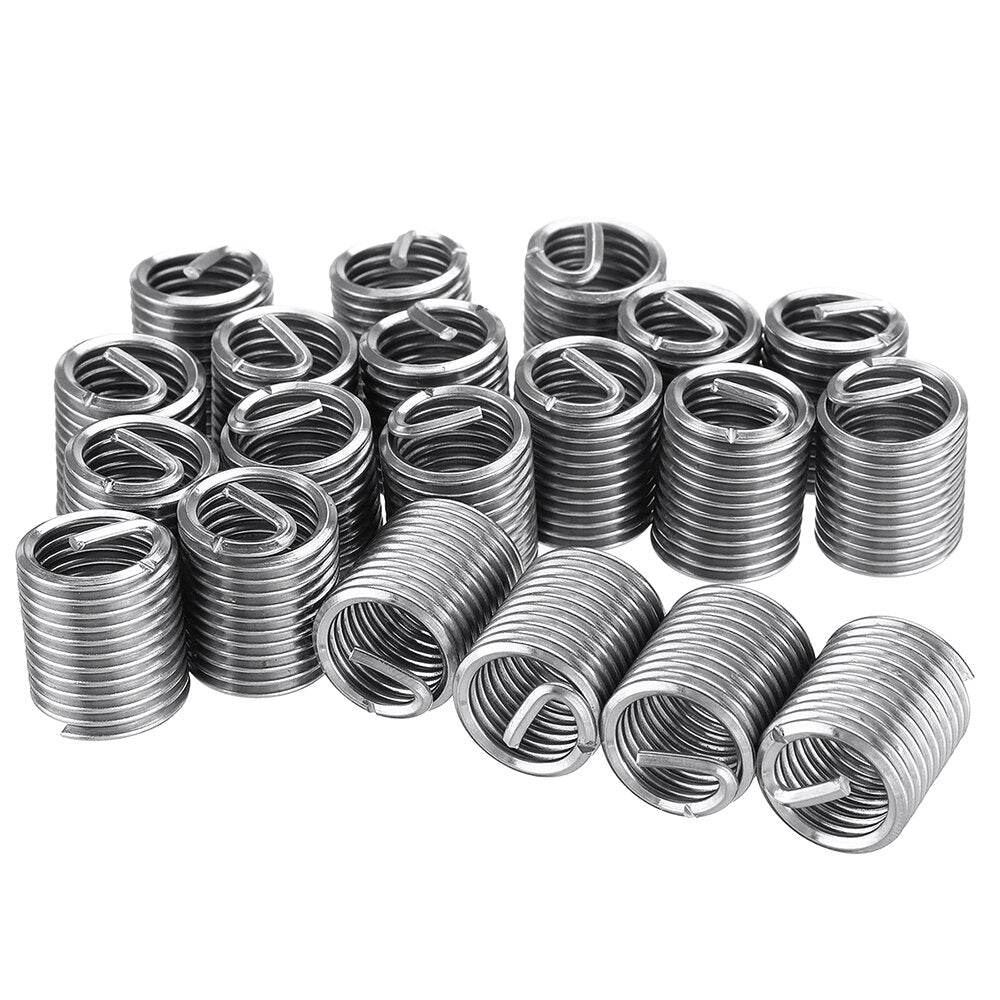 25pcs M12 Thread Repair Tool Kit for Restoring Damaged Threads Spanner Wrench Twist Drill Bit Kit