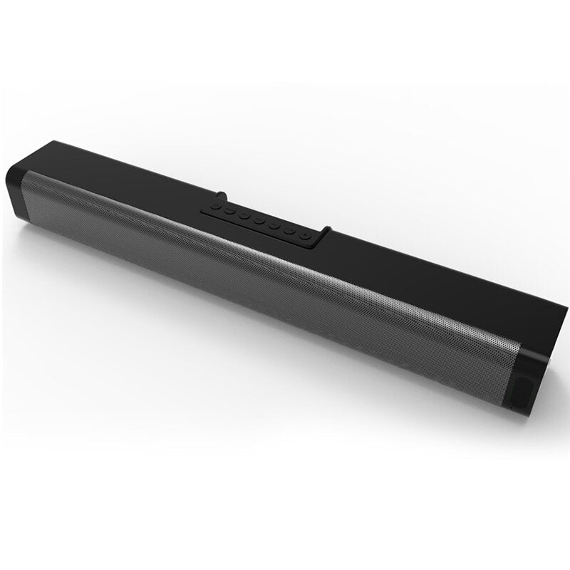 Bluetooth Speaker Soundbar Stereo Home 20W Theater Soundbar Rectangle RGB Colorful Bluetooth Speaker with Remote Control
