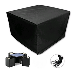 Garden Patio Rectangular Table Chairs Protective Cover Waterproof Dustproof Folding Furnitur Cover