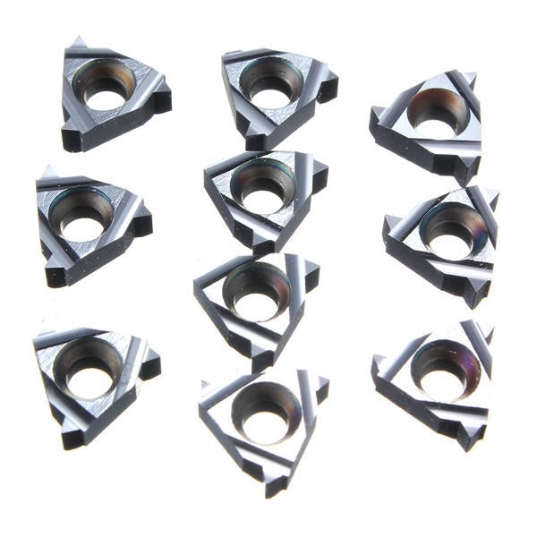 10Pcs Inserts for External Turning Tool Holder