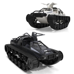 RC Tank Car Kit Need to Assemble 2.4G High Speed Full Proportional Control RC Vehicle Model Without Electronic Element No Transmitter No Battery