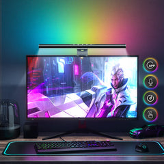 Monitor Light Bar RGB APP Control Alexa Control Asymmetric Optical Music Sync Illuminance >900Lux Monitor Accessories