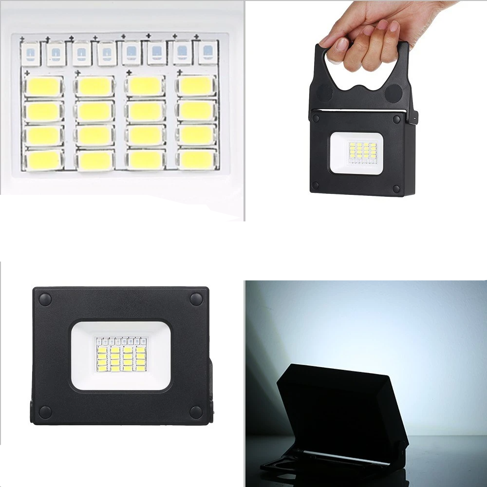 Portable LED Pocket Floodlight, Mini Power Bank High Bright for Outdoor Camping Hiking Emergency