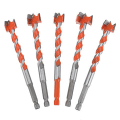16-25mm Hex Shank Twist Forstner Drill Bit Set Hinge Hole Cutters Woodworking Saw