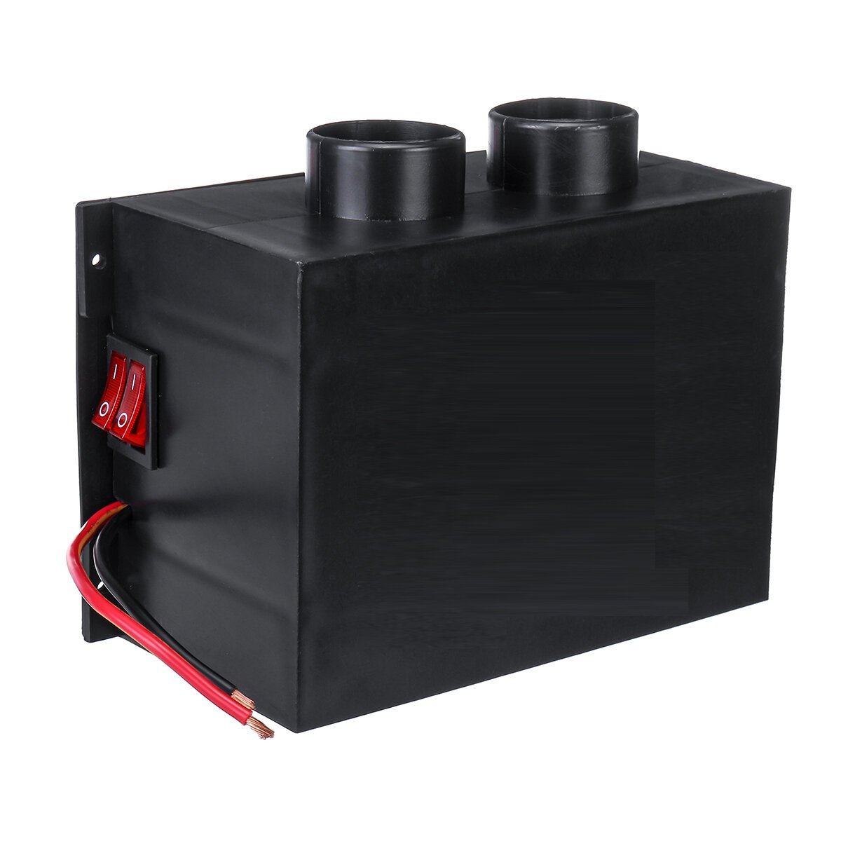 12V/24V 650W 2-Hole Car Electric Heater Warm Air Heater Dual Switch Constant Temperature