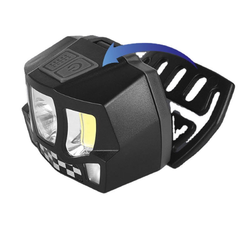 800LM COB+XPG Induction Sensor Headlamp 3 Modes USB Charging 45 Rotation Cycling Hunting Emergency Lantern