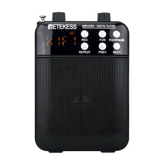 Portable 3W FM Recording Voice Amplifier Teacher Microphone Speaker With Mp3 Player Radio Recorder