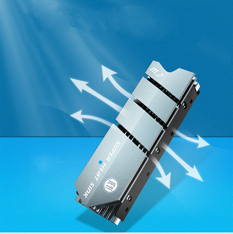 Super Heat Sink NVME Heat Sink M.2 Heat Dissipation Vest for Desktop Computer