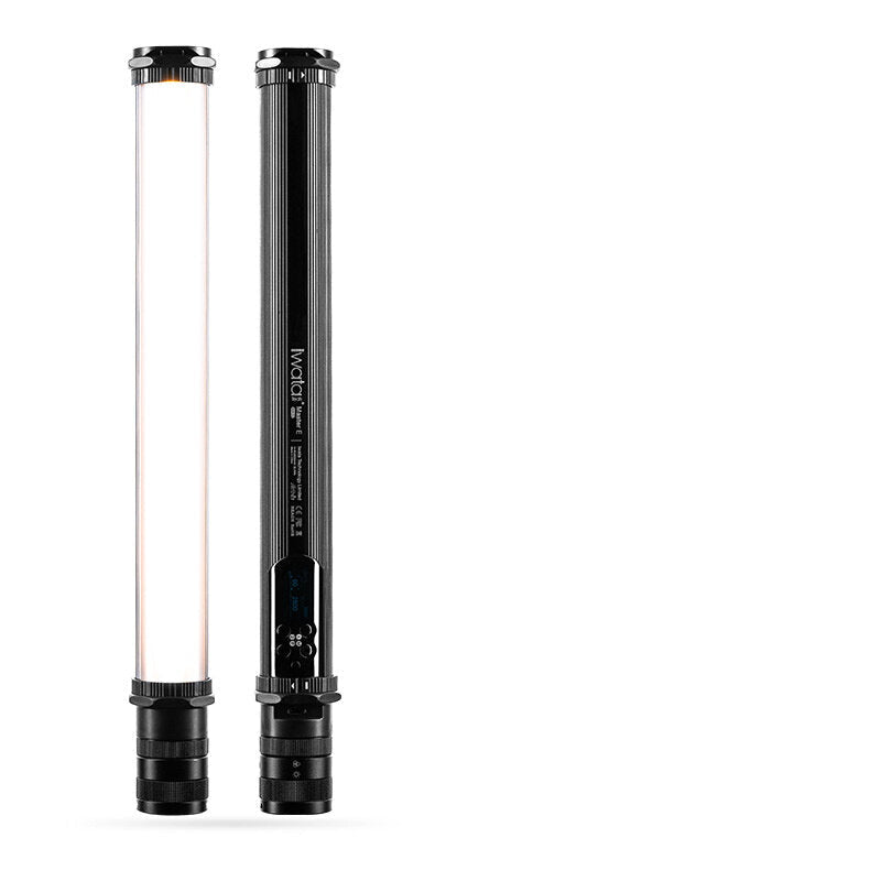 Handheld Bi-Color Temperature LED Video Light OLED Display with 2200mAh Built-in Battery 16W