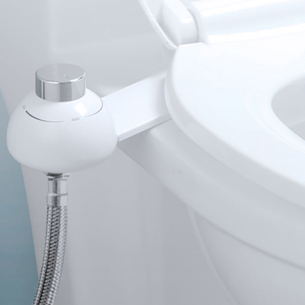 Ultra Thin Non-Electric Bidet Toilet Seat Dual Nozzle Sprayer