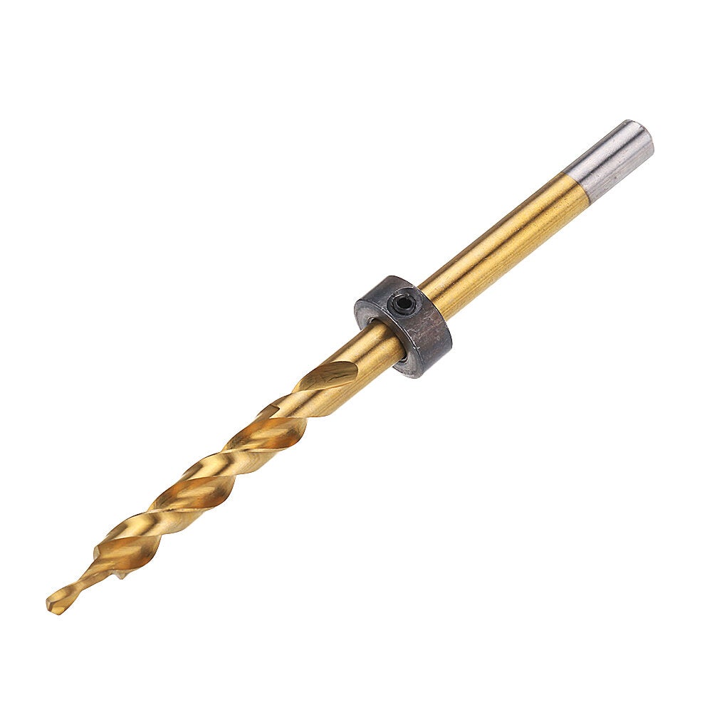 9.5mm Twist Step Drill Bit 3/8" Round/Hex Shank Drill for Pocket Hole Jig