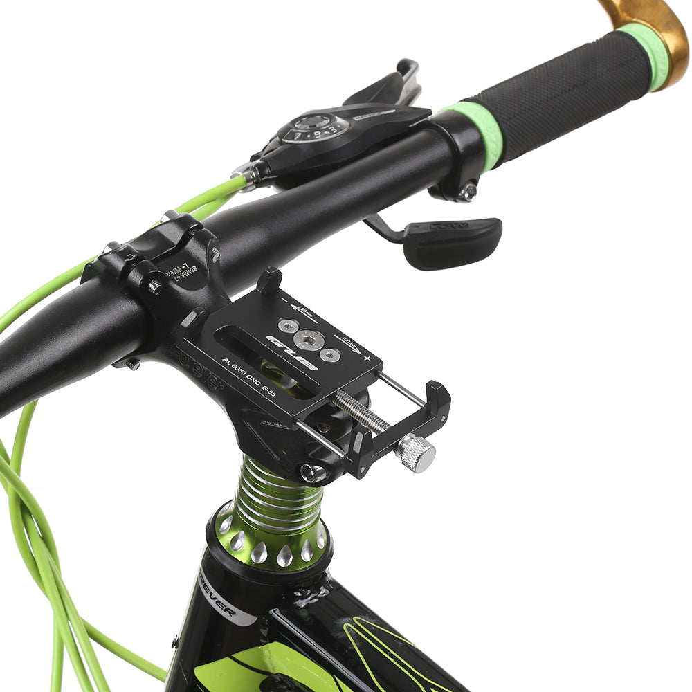 CNC Bicycle Phone Holder Bracket for Phone GPS Device Up To 6.2 Inch Non-slip