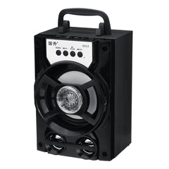 Portable Bluetooth Subwoofer Speaker TF Card U Disk Music Player FM Radio Microphone for Meeting Dance Party Lecture