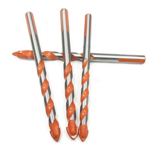 3 to 12mm Triangle Twist Drill Bit Concrete Glass Ceramics Tile Marble Drill Bit Triangle Shank