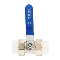 3/4" 1" 1-1/4" PPR Brass Ball Valve Heat Fusion Double Union Socket Plumbing Fitting
