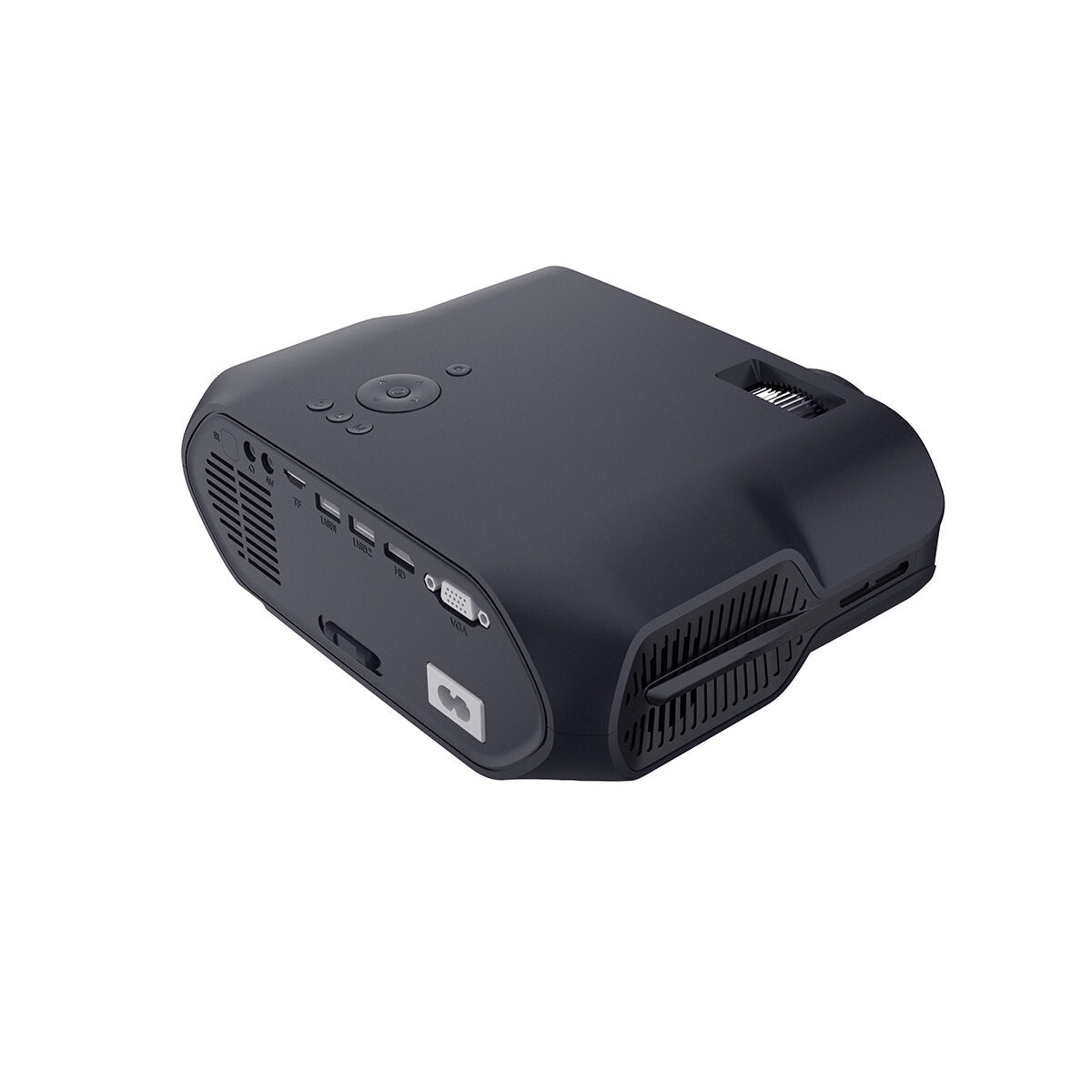 1280x720P LED Projector 140 ANSI Lumens 3000:1 Contrast Ratio Vertiacl Manual 15 Keystone Correction Home Theater Ourdoor Movie