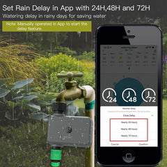 Smart Bluetooth Water Timer Rain Delay Programmable Irrigation Timer for Garden Agriculture and Forestry