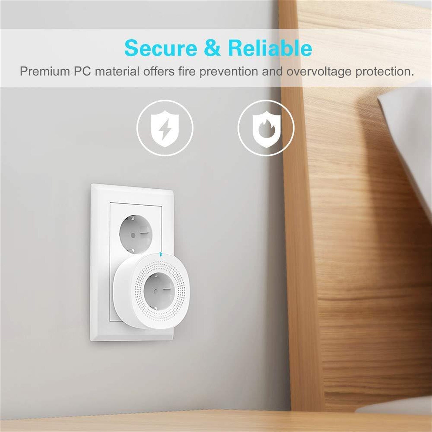 Smart Socket 2.4GHz Wifi APP Remote Control 2 * USB Output Smart Socket Work with Alexa Google Home IFTTT
