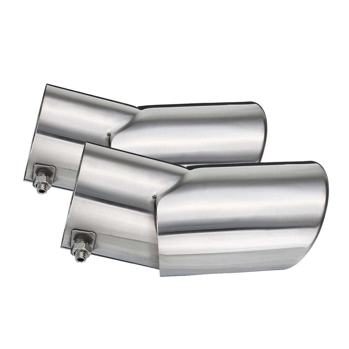 Pair Stainless Steel Exhaust Muffler Tail Pipe For Land Rover Sport