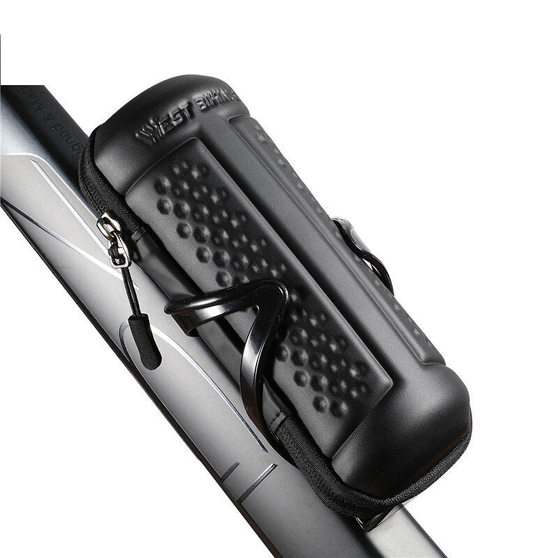 PU Fabric Hard Case Waterproof Bicycle Tools Box Built-in Mesh Car Repair Box