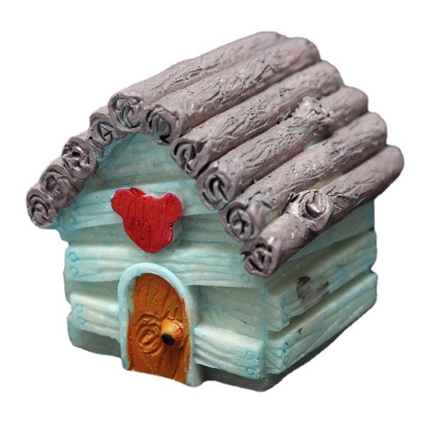 Micro Landscape Decorations Resin Mini House Garden DIY Decor