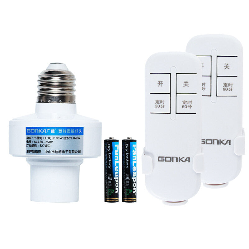 Lamp Holder Screw Port Lamp Wireless Remote Controled For Smart Home