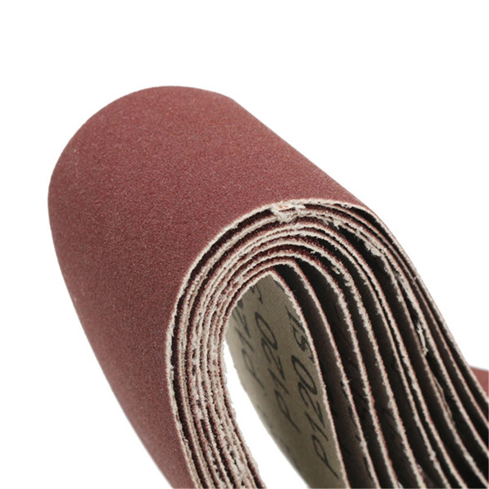 10Pcs 50x686mm Sanding Belts 60 120 150 240 Grit Aluminium Oxide Sanding Belts Abrasive Tool