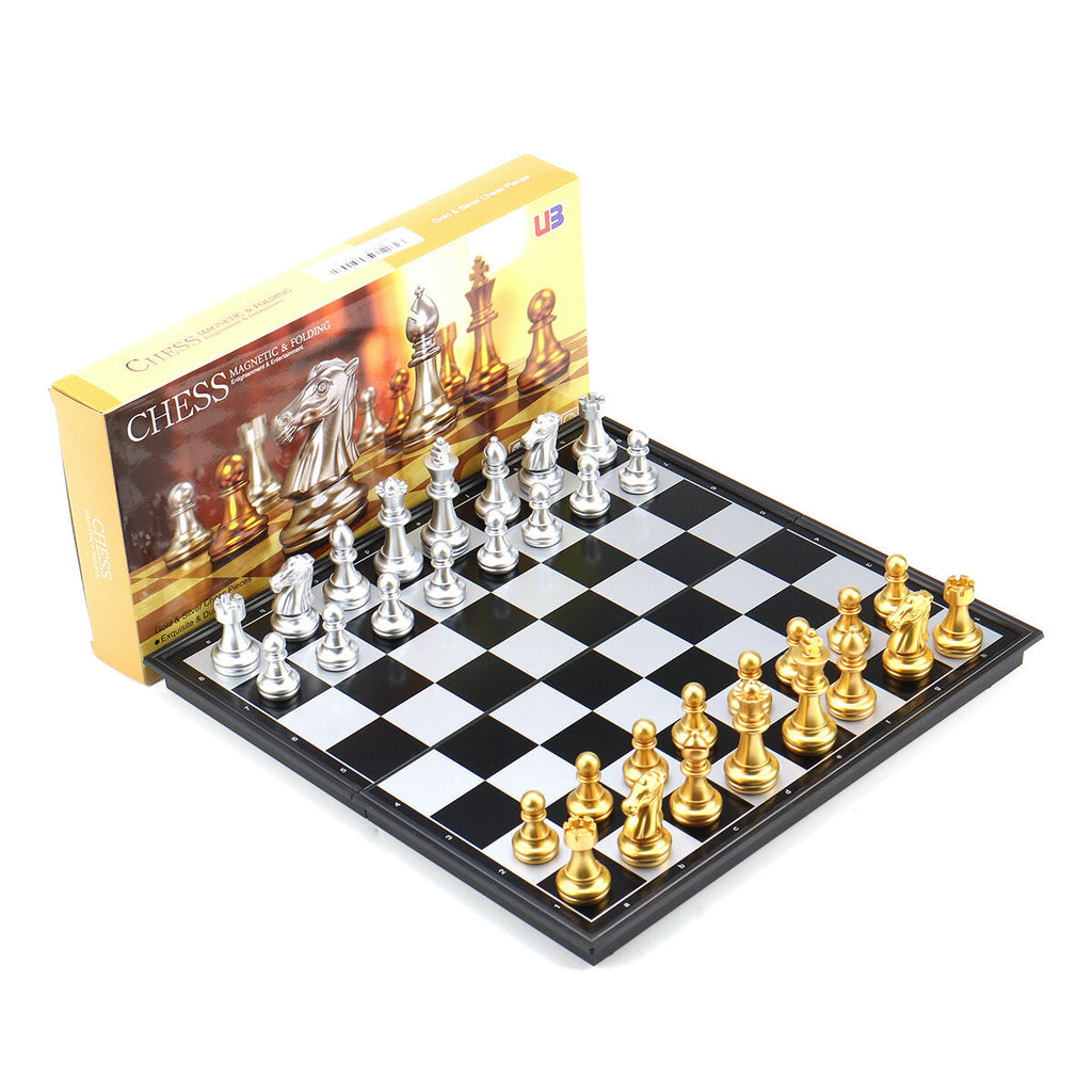Magnetic Chess Board Set 32*32*2cm Foldable Puzzle Game Toys Early Learning Education Toy Parent-child Interactive Game Tool