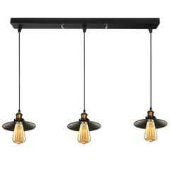 Iron Pendant Light Ceiling Lamp Chandelier Bedroom Home Fixture Decor Without Bulbs